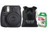 Fujifilm Instax Mini 8 Instant Film Camera Black with Black Pouch and 10 Film Sheet