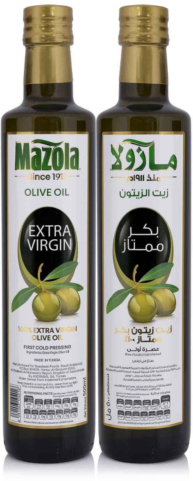 Mazola extra virgin olive oil 500 ml x 2