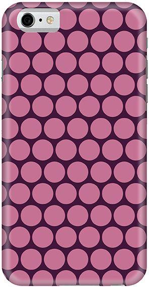 Stylizedd  Apple iPhone 6 Premium Slim Snap case cover Gloss Finish - Purple Honeycombs  I6-S-14
