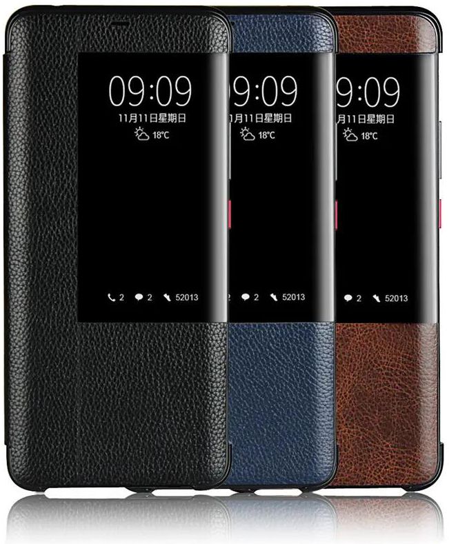 Huawei Mate 20 Pro mate20 Pro Case [Visual Window] [PC Interior] Shockproof Flip Protection Cover