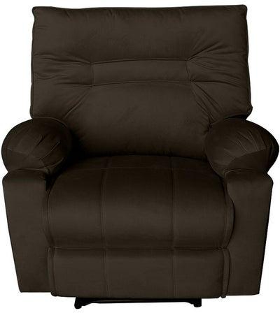 Classic Recliner Chair With Controllable Back Dark Brown 92x95x80cm