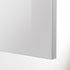 METOD / MAXIMERA خزانة عالية لميكروويف وباب/3 أدرا, أبيض/Ringhult رمادي فاتح, ‎60x60x220 سم‏ - IKEA