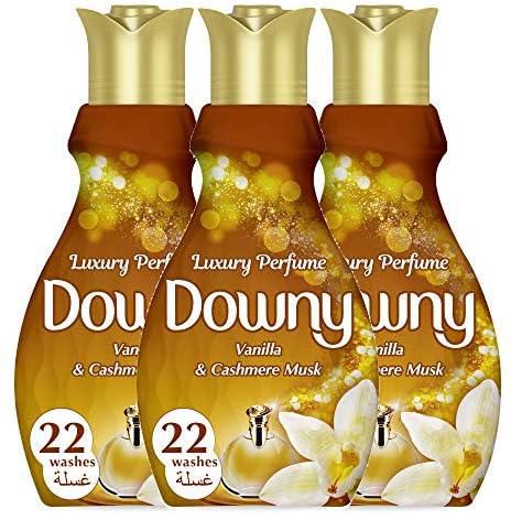 Downy Perfume Collection Concentrate Fabric Softener Feel Luxurious 880ml 2+1 Pack