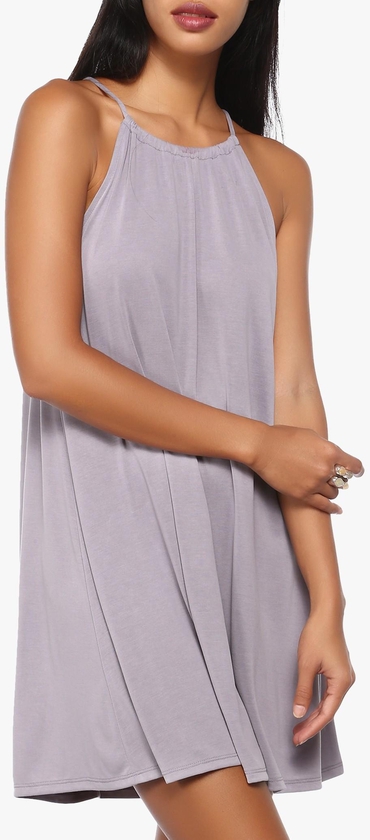 Lavender Trapeze Cami Dress