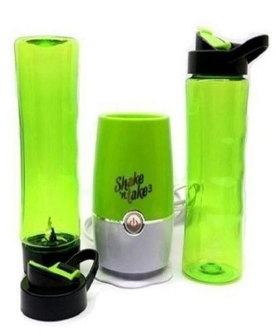 Shake N Take Smoothie Maker Juice Mini Blender 2 Bottles