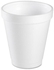 Cups Styro White for Coffee and Tea, 6oz, 25cups/pack