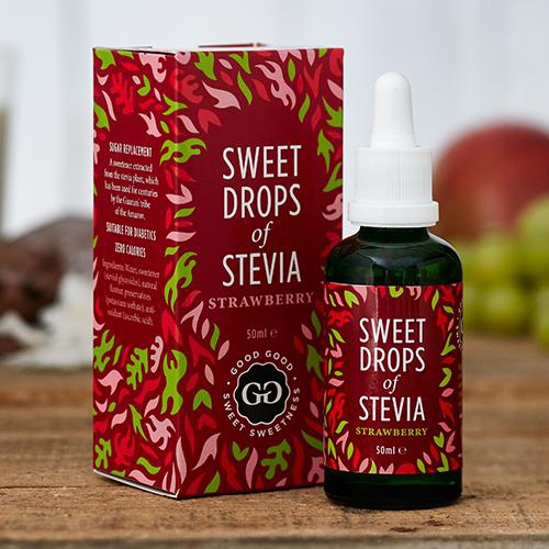 Viahealth Sweet Drops Of Stevia – Strawberry 50Ml