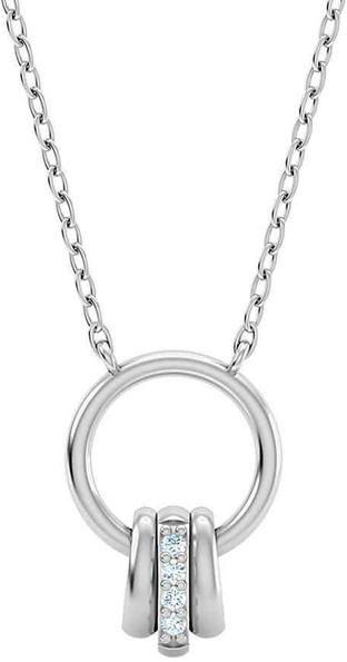 Miss L' by L'azurde Circle Diamond Necklace
