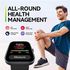 Amazfit Bip 3 Pro Smart Watch 1.69" Large Display, 4 Satellite Positioning Systems, 14-Day Battery Life, 60+ Sports Modes, 5 ATM Water-Resistant - Black