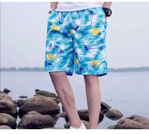 Fashion 3Pcs Men's Beach Shorts Quick Dry Varied Colors- Multicolor