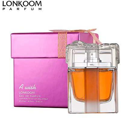LONKOOM Eau De Toilette A WISH PINK Floral-Fruity Eau De Parfum Spray For Women 100ml