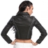 Bebe Leather Biker Jacket for Women - Black