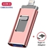 Compatible For Iphone Ipad 4 In 1 Otg Usb Flash Drive Hd Usb 3.0 Flash Memory Pendrive 128gb Android Cell Phone Micro Usb Type C