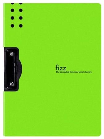 Fizz A4 File Folder Grass Green/Black