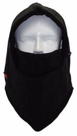 Winter Windproof Cap Thick Double Warm Face - Black
