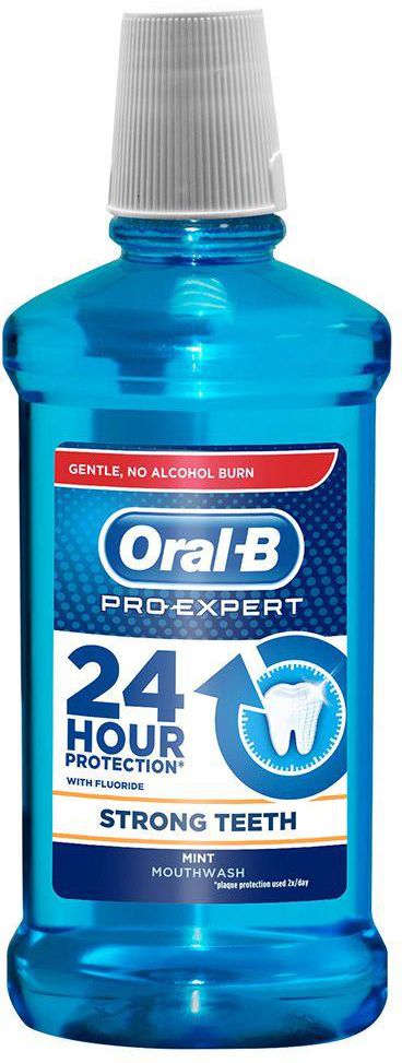 Oral-B Pro-Expert Strong Teeth Mint Mouthwash 500ml- Babystore.ae
