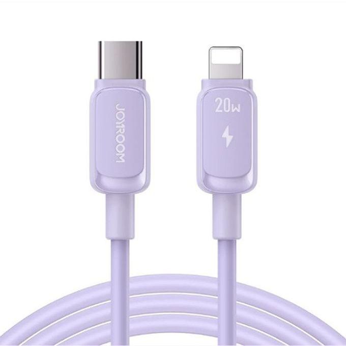 JOYROOM S-CL020A14 Multi-Color Series 20W Type-C To Lightning Fast Charging Data Cable - 1.2M - Purple