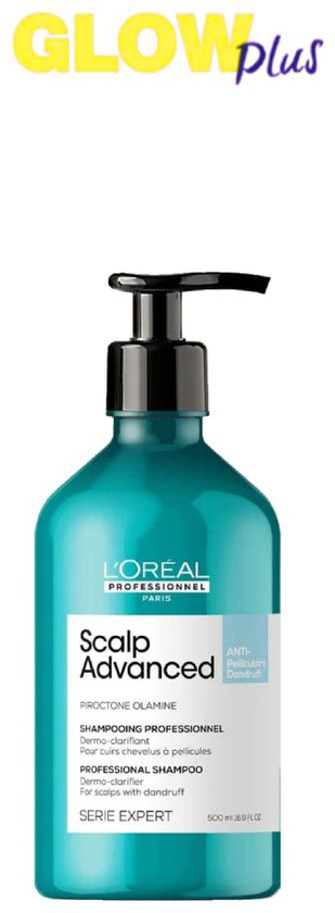 LOréal Scalp Advanced Anti-Dandruff Dermo-Clarifier Shampoo 500ml