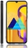 غطاء حماية واقٍ بتصميم قلب وردي مزين بالماس والنثارات اللامعة لهاتف سامسونج جالاكسي A9 إصدار 2018 متعدد الألوان