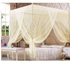 Generic 4 By 6 Cream Mosquito Net With Metallic Stand