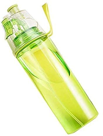 600ml Drink and Cool Mist Spray Water Bottle Green - 2724745960785