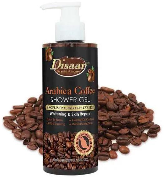 Disaar Arabica Coffee Shower Gel Skin Repair Brightening Rich Foam Moisturizing Oil Control Cleansing