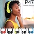 Wireless Bluetooth Headphones P47/ST3 Stereo Bass With TF Radio Mic 3.5 jack pin for IOS/Android