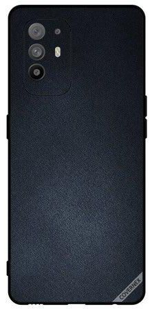 Protective Case Cover For Oppo A95 أسود/ رمادي