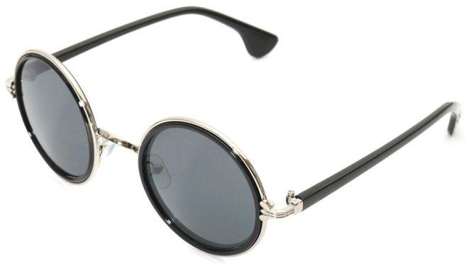 Fashion Vintage Steampunk Round Sunglasses Metal Frame Retro Mirror Lens Men Women A+