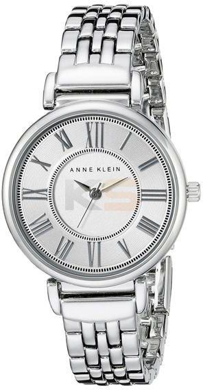 Anne Klein Women's Silver-Tone Bracelet Watch (21-AK2159SVSV)