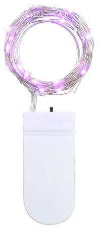 10 LED Fairy Starry Copper Wire String Lights Purple 0.007kg