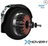 Hoverboard Hover-1 Chrome Hoverboard, Gunmetal, LED Lights, Bluetooth Speaker, 6.5 In Tires, 220 Lbs Max Weight, 7 MPH
