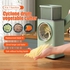 Manual Vegetable Chopper with 6 Stainless Steel Blades Round Mandoline