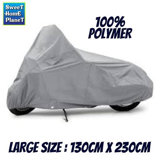 Waterproof Motor Cover Bike Cover Sun Protection Plastic Cover (Grey)