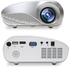 Portable Mini Home Theater Projector 60 Lumens Led Projector Media Player With Vga  - White