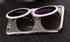 كفر جوال ايفون 6 بلس فضي مزود بستاند على شكل نظارة شمسية - 6019