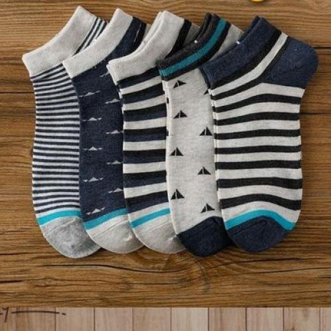 General Set Of 10 Pairs Short Socks - Multi Colors