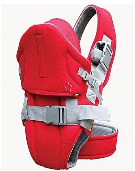 Fashion Comfortable Baby Carrier With A Hood - Red.