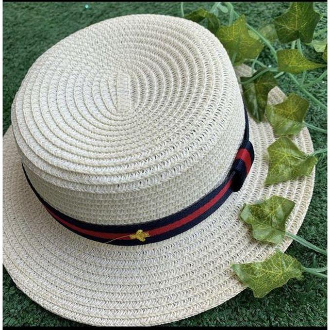 Children Fashion Straw Sun Visor Beach Hat For Outdoor And Party