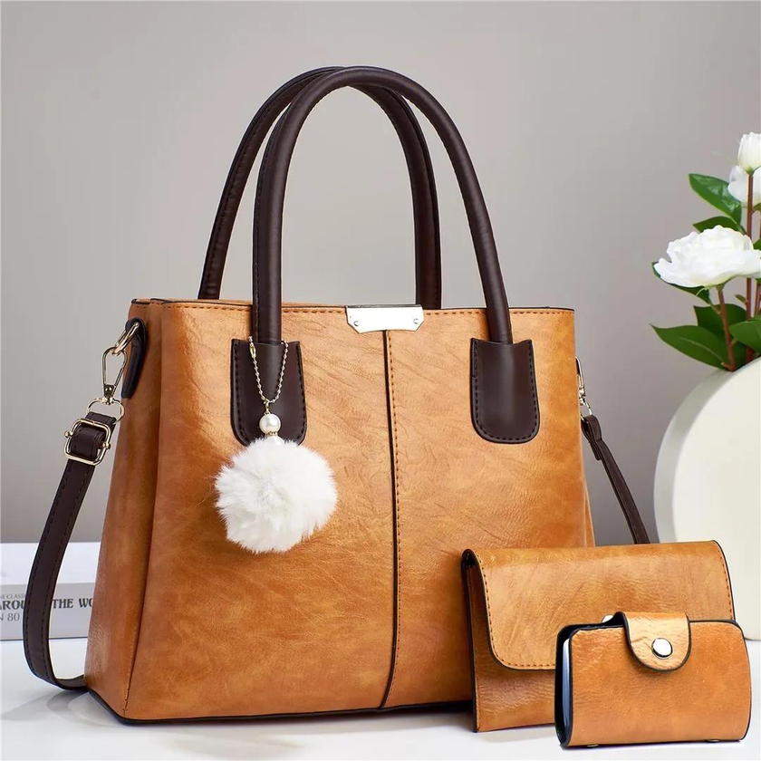 Qu 3in1 Quality Ladies handbag set
