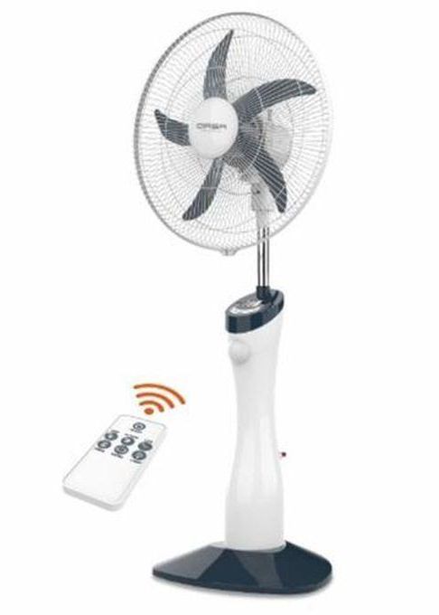 Qasa Quality 18inch Rechargeable Standing Fan Wit Remote Control