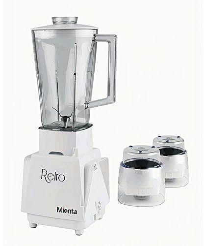 Mienta Mienta Bl - 242 Blender With Grater And Grinder With Mugs - 400 Watt