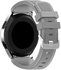 For Samsung Galaxy Watch 46mm SM-R800 - Premium Silicone Smartwatch Band - Dark Grey
