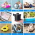 SYOSI Electric Air Pump Mattress for Inflatables,230V AC/12V DC Portable Inflator/Deflator Pumps with 3 Nozzles,Pump for Outdoor Camping,Air Inflatable Beds Boats/Raft,Pool Floats Toys