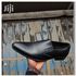 Fashion Men's Official Pure Leather Slip On Shoes - Black