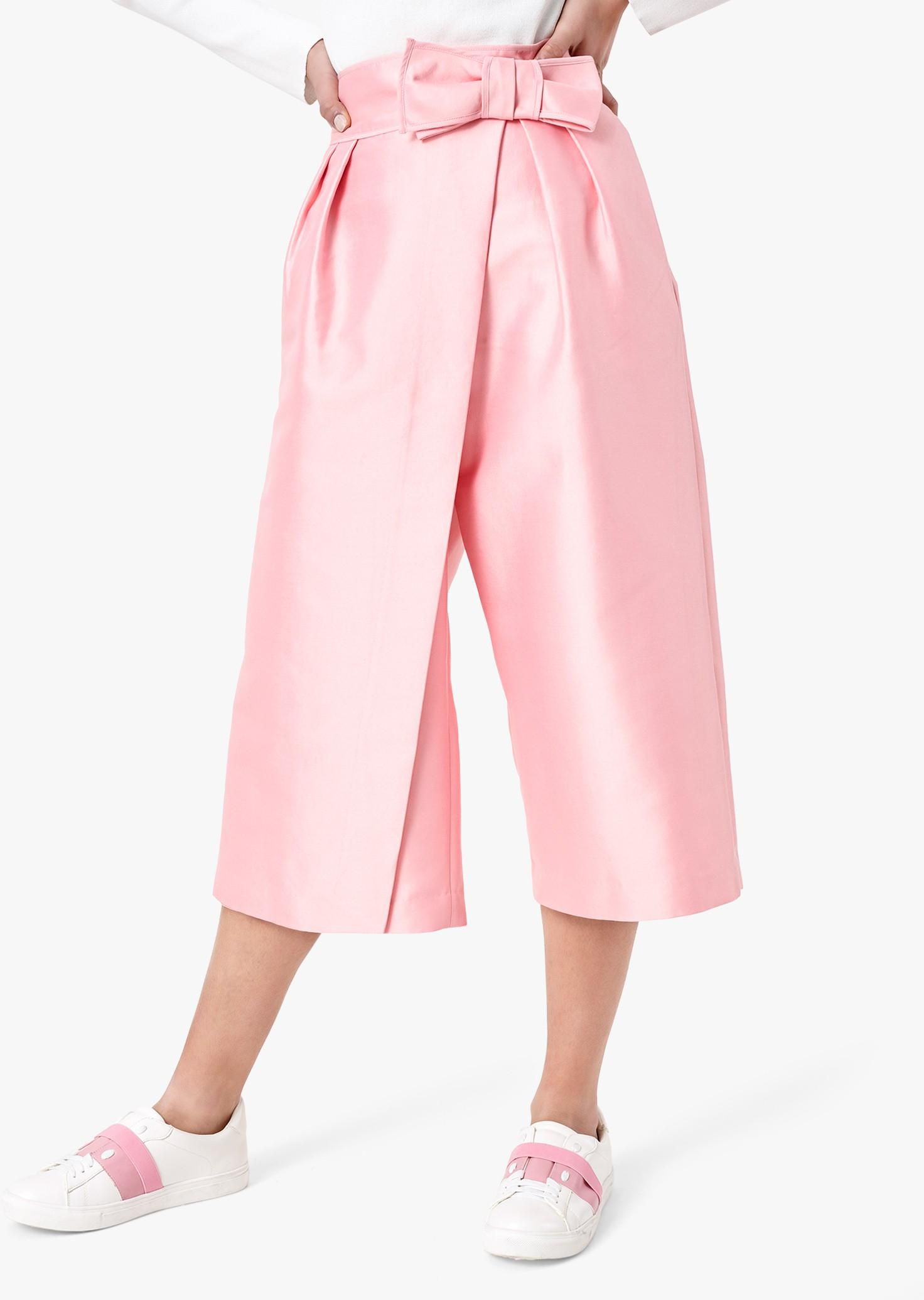 Bow Styled Layered Culottes