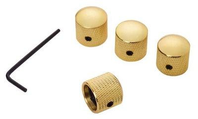 4-Piece Electric Guitar Tone Control Knob Set With Spanner