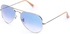Unisex Light Blue Aviator Sunglasses