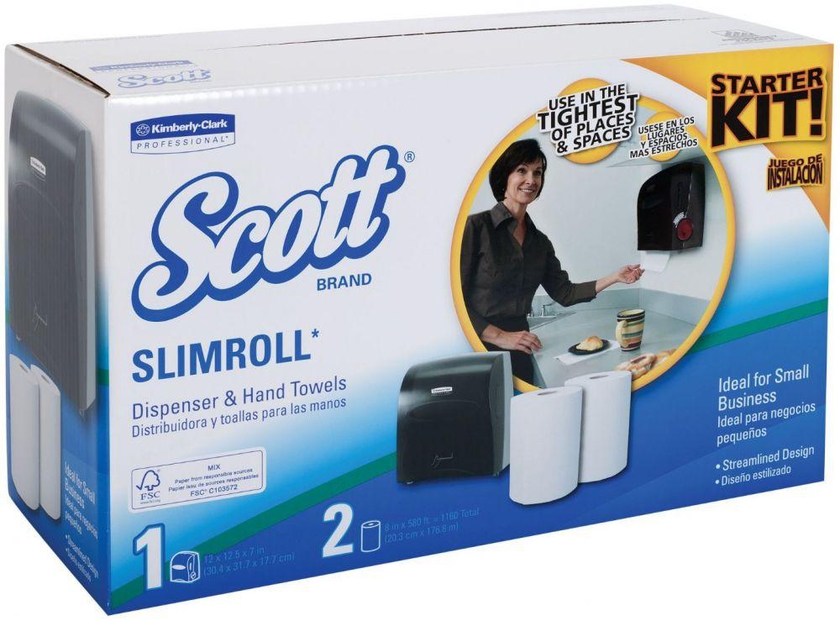 Scott 31700 White Smoke Slimroll Starter Kit