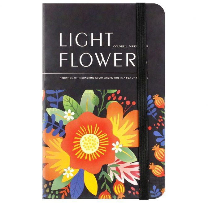 Lined Notebook – A5 Light Flowers
